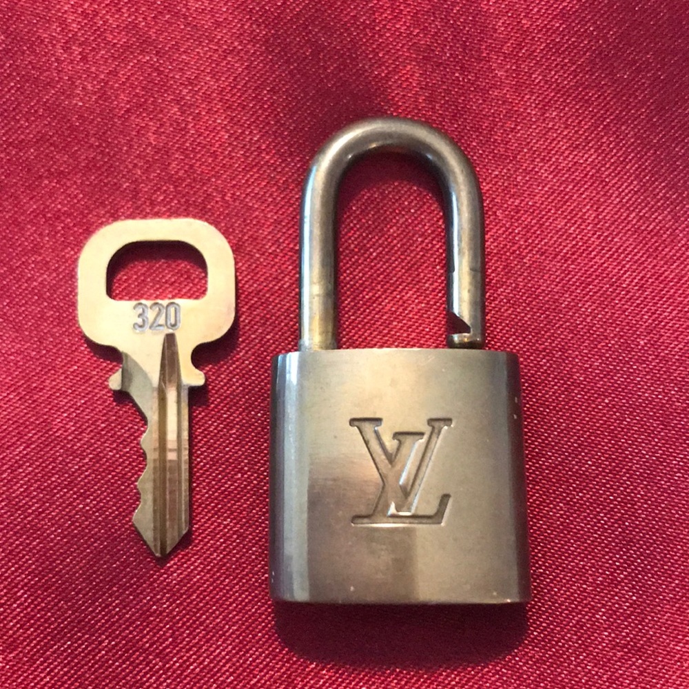 LOUIS VUITTON BRASS LOCK AND KEY